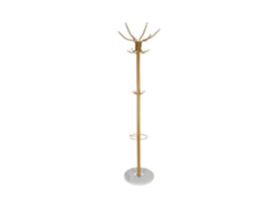 Bengaleiro Relaxdays Com Suporte Para Guarda-chuvas, 16 Ganchos, H X P: 176,5 X 36,5 Cm, Base De Mármore, Guarda-roupa