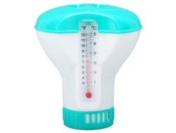Dispensador De Productos Químicos Para Spas Con Termómetro Flotante, Reutilizable Para Piscinas Y Jacuzzis.