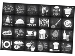 24 Pegatinas Decorativas Autoadhesivas Impermeables Azulejos Pared Ideales Cocina Hogar Baño