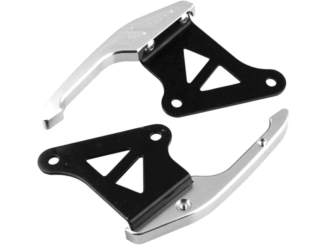 1 par de manijas de aluminio para modificar el asiento trasero del pasajero.