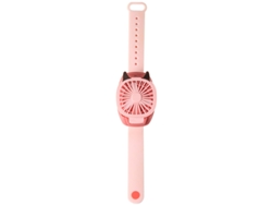 Ventilador Personal Eifson Con Pulsera, 3 Velocidades, Recargablerosa