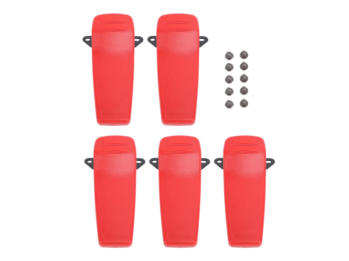 5 Piezas De Clip Para Cinturón Para Radio Portátil Bidireccional Compatible Con Baterías Bp-210, Bp-209 Y Bp-222 Para Ic-v82 E Ic-a6