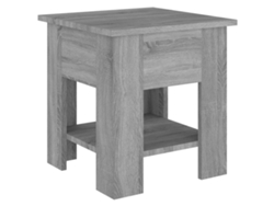 Mesa de centro Sonoma MAISON EXCLUSIVE de madera procesada, color gris (40 x 40 x 42 cm)