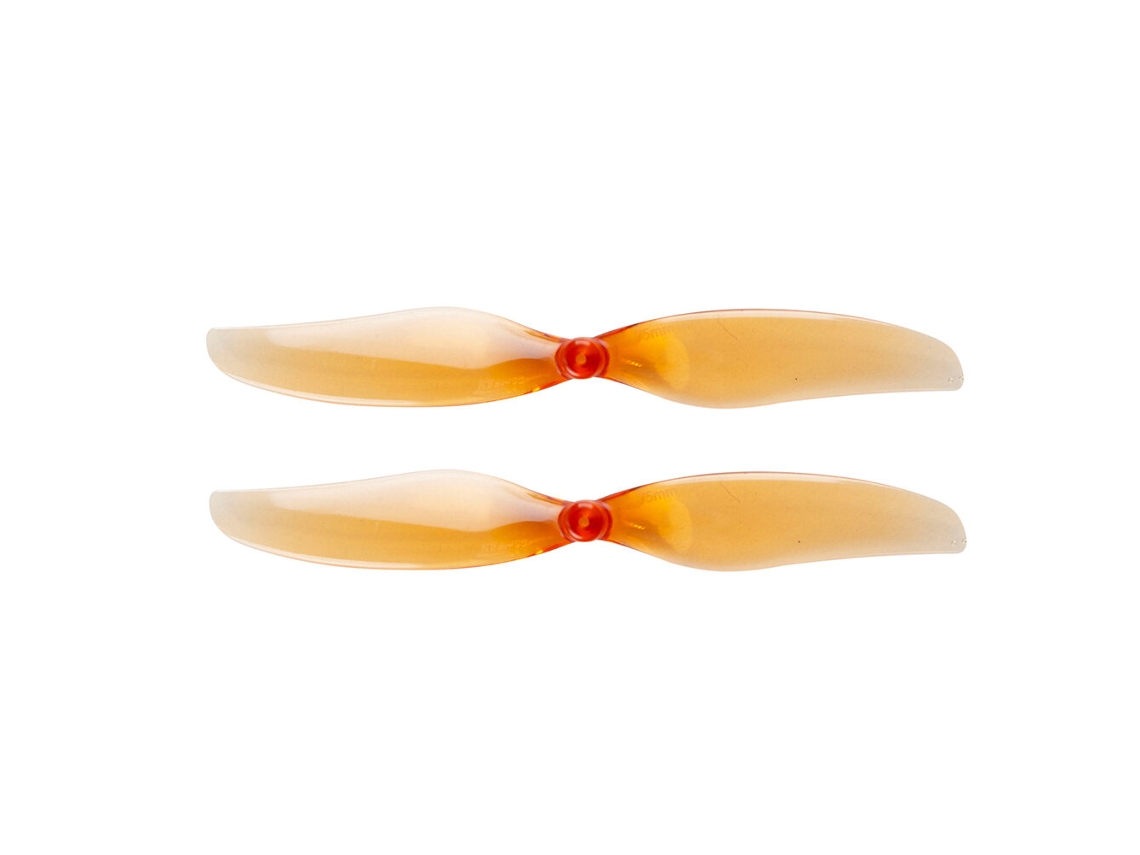 Hélice Gemfan de 75 mm de doble pala, 2 palas, eje de 1 mm, para dron teledirigido Tiny Whoop, FPV y carreras.