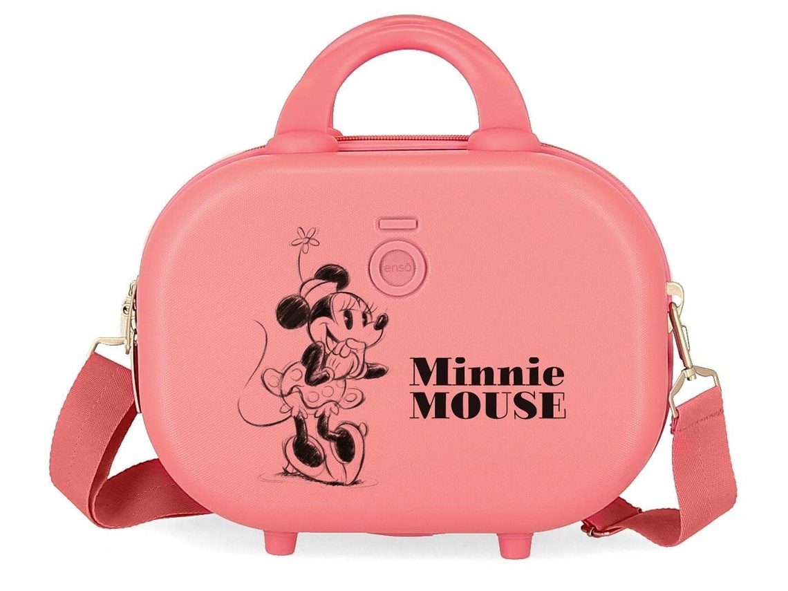 Neceser Abs Disney Mickey Happiness Coral (21x29x15cm - 9l)