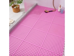 Tapete De Baño Mosaico Antideslizante Con Ventosas Material Plástico Tapete Para Suelo