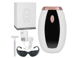 Aparelho de Depilação IPL 2026 com 990.000 flashes, tela LCD, rejuvenescimento facial, 110-240V, branco.