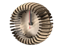 Reloj de juguete redondo de madera con rompecabezas creativo de Slowmoose