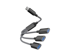 Cable Divisor Usb-c 3 En 1, Concentrador Para Portátil, Adaptador Para Juegos