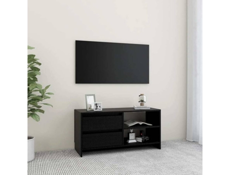 Mueble para la televisión VIDAXL Negro Madera (80x31x39 cm)