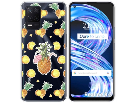 Carcasa Realme 8 5G / Narzo 30 5G TUMUNDOSMARTPHONE Dibujos Transparente Multicolor