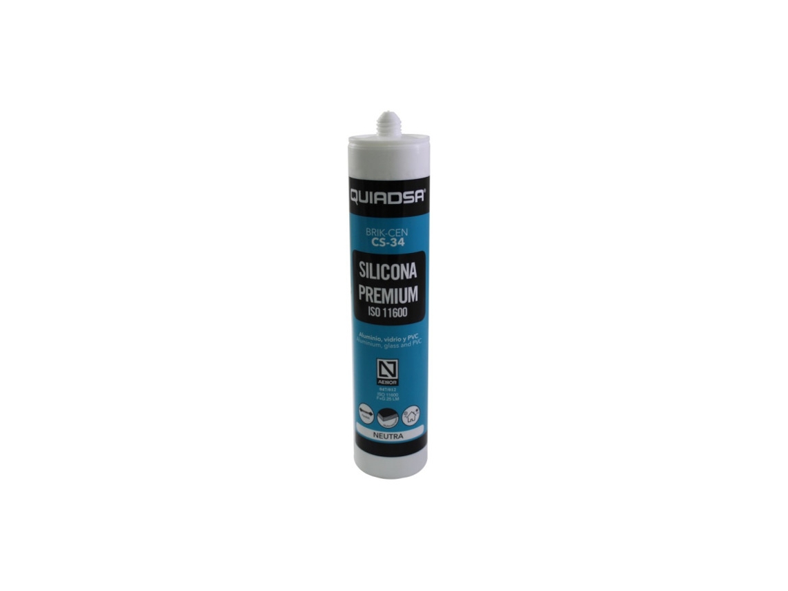 Silicona neutra QUIADSA Cs 34 300ml Blanca