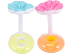 Portavasos inflable, portavasos flotante inflable, soporte para bebidas inflable para piscina, flotador inflable