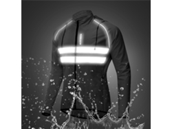 Chaqueta De Ciclismo Impermeable Para Hombre Con Capucha, Alta Visibilidad, Reflectante, Para Ciclismo Deportivo.