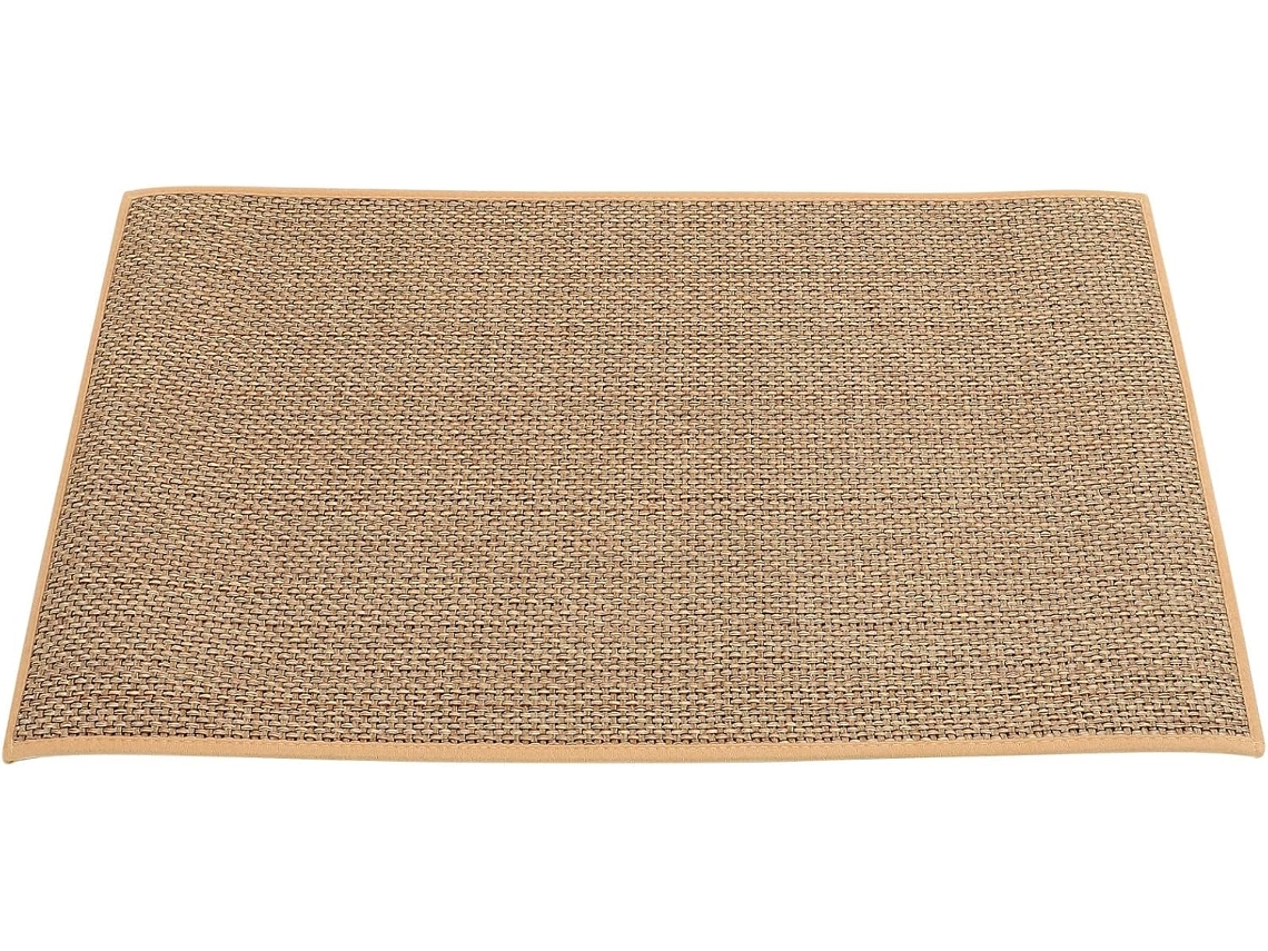 Tapete De Cozinha Em Linho Natural, Lavável E Impermeável, Com Base Antiderrapante.