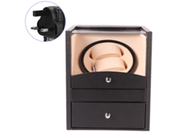 Caja de cuerda automática para relojes mecánicos 22 negra