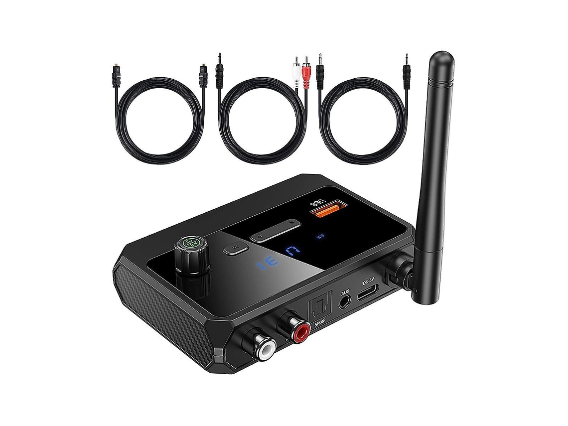 Adaptador Bluetooth para receptor estéreo Receptor Bluetooth 5.3, Adaptador de audio inalámbrico para el hogar Rosewell