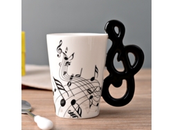 Taza de café con guitarra musical única, un gran regalo para H Siurn, taza de cerámica