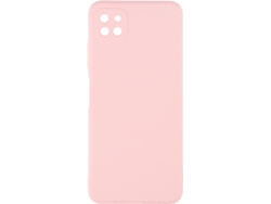 Funda Samsung Galaxy A22 5G ACCETEL Silicona Líquida Rosa Crema