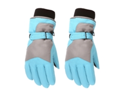 Guantes de esquí para niños, guantes de nieve, guantes de invierno resistentes al viento, impermeables y antideslizantes.