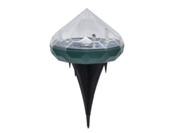 2026-lámpara Solar Para Jardín Con Diseño Diamante Único Impermeable Led Insertable En Tierra Para Patios Parques