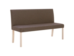 Banco 139,5 cm Poliéster Marrón MAISON EXCLUSIVE
