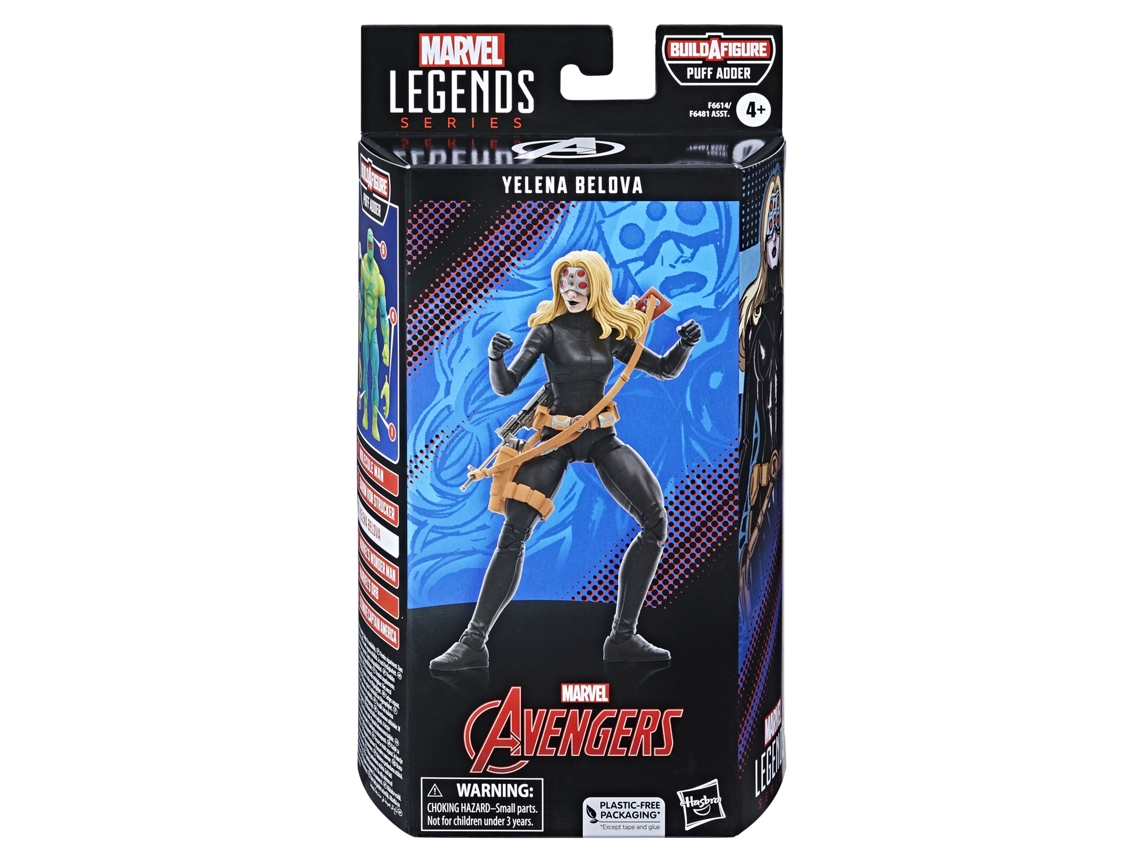 Marvel Legends Series - Figura de Yelena Belova Black Widow- MARVEL CLASSIC - 4 Años