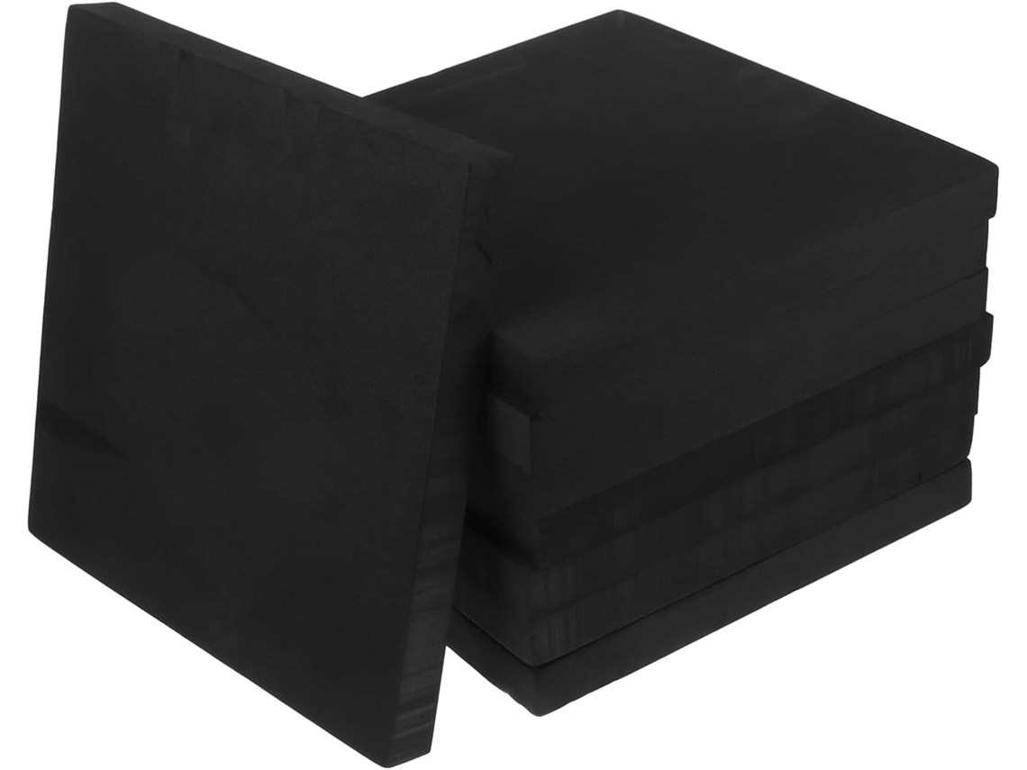 Juego de 8 láminas de espuma protectora recortables de polietileno, ideales para artículos frágiles. CHABERLU