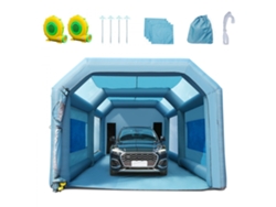 Cabina de Pintura Inflable 8.5x4.8x3.3m con Sistema de Ventilación Tekmaquinas