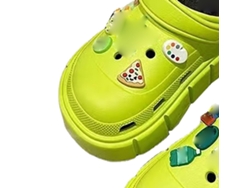 Sandalias De Plataforma De Verano Para Mujer, Estilo Dibujos Animados, Punta Cerrada, Pvc Antideslizante, Talla 40-41.