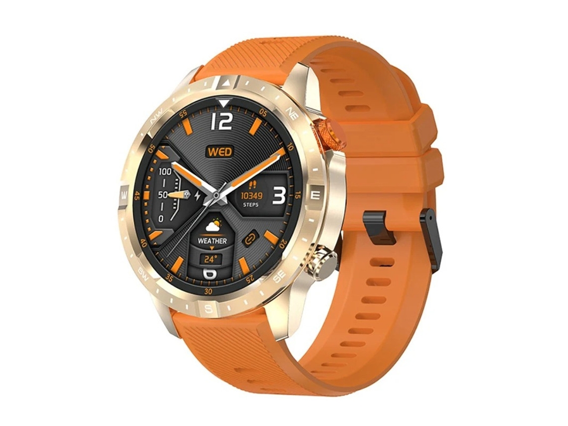 Reloj inteligente con llamadas Bluetooth, múltiples modos deportivos y diseño resistente, naranja Bestvite