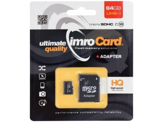 Tarjeta de Memoria IMRO MicroSD 64GB