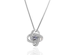 Collares De Mujer Con Colgante De Diamante Y Cristal Cadena Corta Clavícula Moda Exquisita
