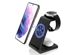 Cargador Sem Estação Dock Carregamento Habilitado Qi para Samsung YIZHOOD Negro