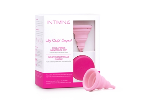 Copas Menstruales Lily Cup Compact Intimina (Pequeña - Plegable "Diseño" Compacto - Talla: A - 1 Pack)