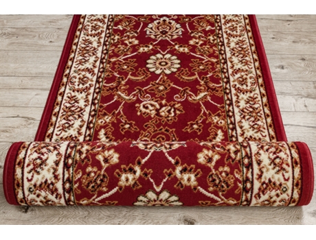 Alfombras de Pasillo DYWANY LUSZCZOW (70 x 1050 cm - Polipropileno - Rojo)