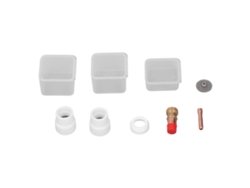 Kit De Accesorios Para Llama De Soldadura Tig, Lente De Gas, Pinza, Aislante, Copa De Cerámica Para Wp 17 18 26