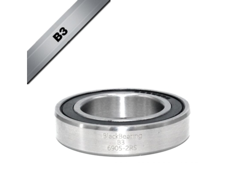 Rodamiento Black Bearing B3 - 6905-2RS - 25 x 42 x 9 mm