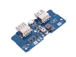 Módulo Elevador De Batería 18650 De 3,7 V A Placa De Circuito De 5 V 2 A Con Doble Salida Usb
