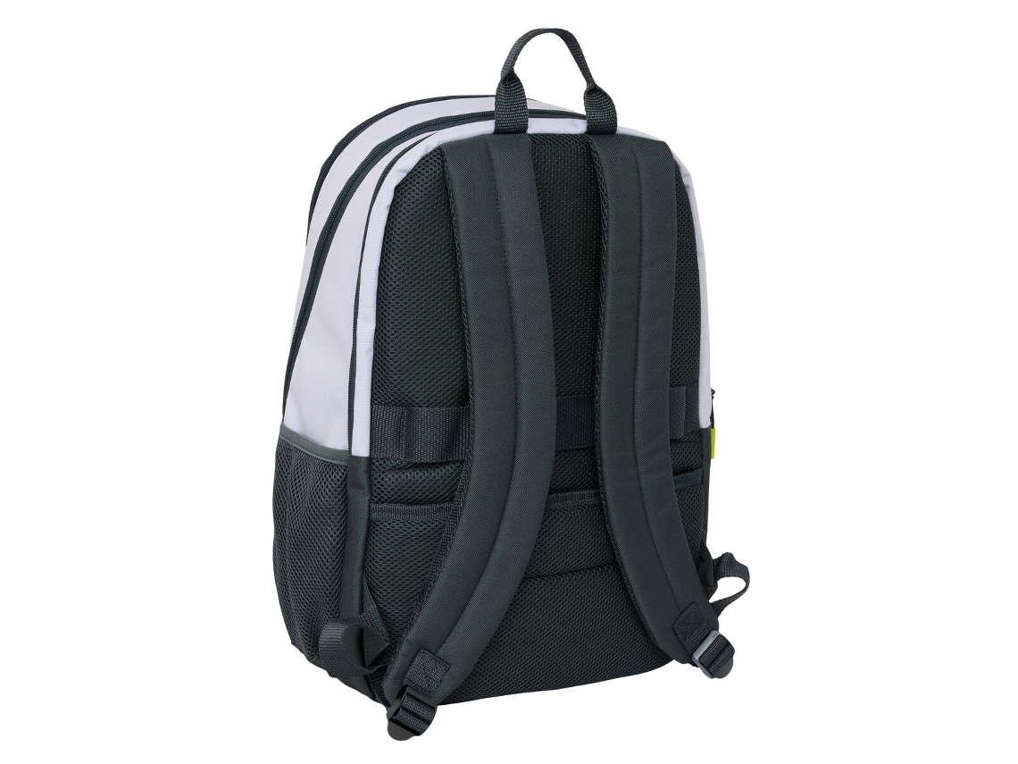Mochila escolar blanca del Real Madrid CF (30 x 42 x 17 cm)