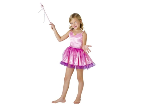 Disfraz de Niña JOSMAN Hada Rosa (Tam.: 7-9 años)