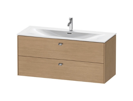 Mueble DURAVIT Brioso bajo lavabo montado en la pared 122,0 x 47,9 cm 2 cajones incl. recorte de sifón y delantal para lavabo Viu 234412