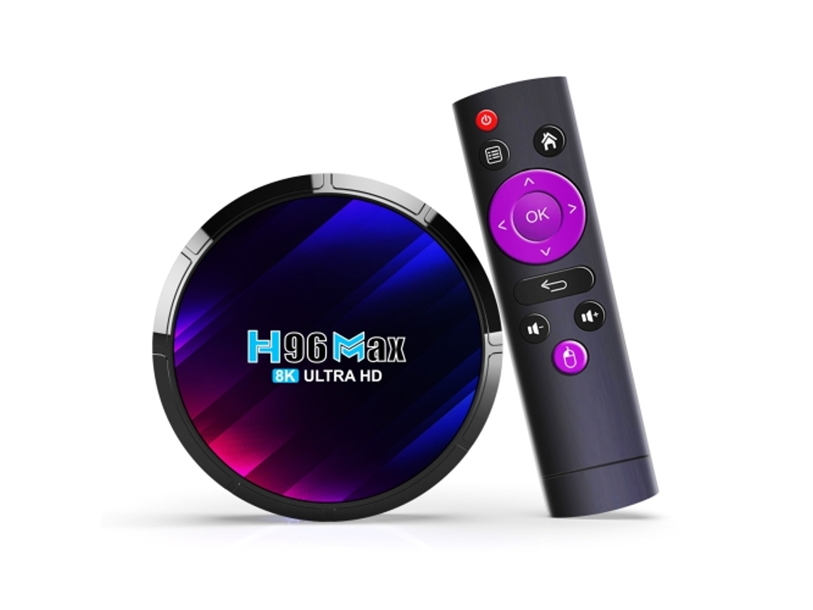 Yuysan H96 Max 8K Ultra HD Smart TV Box Android 13.0 Reproductor multimedia con control remoto, Rk3528 de cuatro núcleos, 2 GB 16 GB