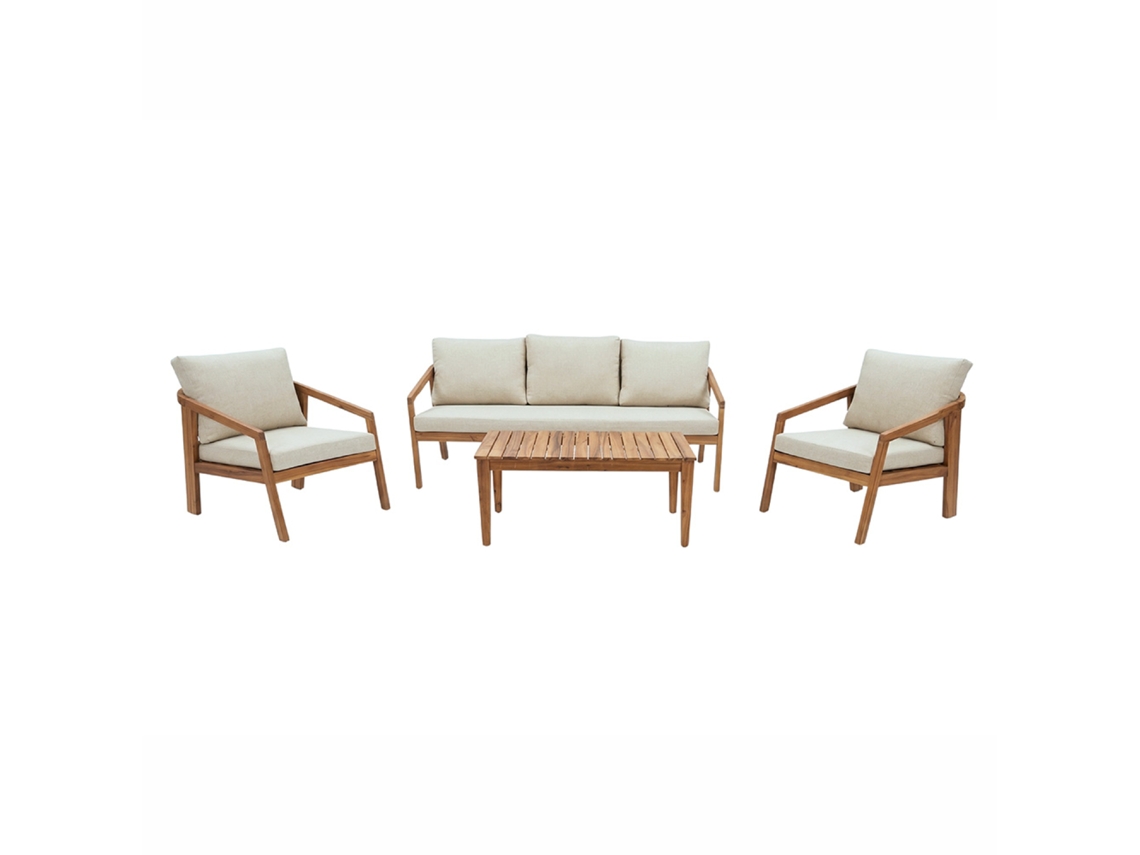 Sapa Muebles De Jardín De 5 Plazas En Madera De Acacia