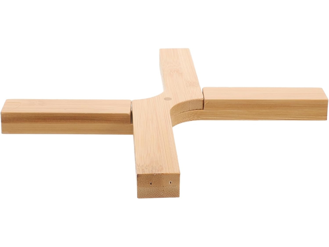 Salvamanteles Plegables De Bambú Natural