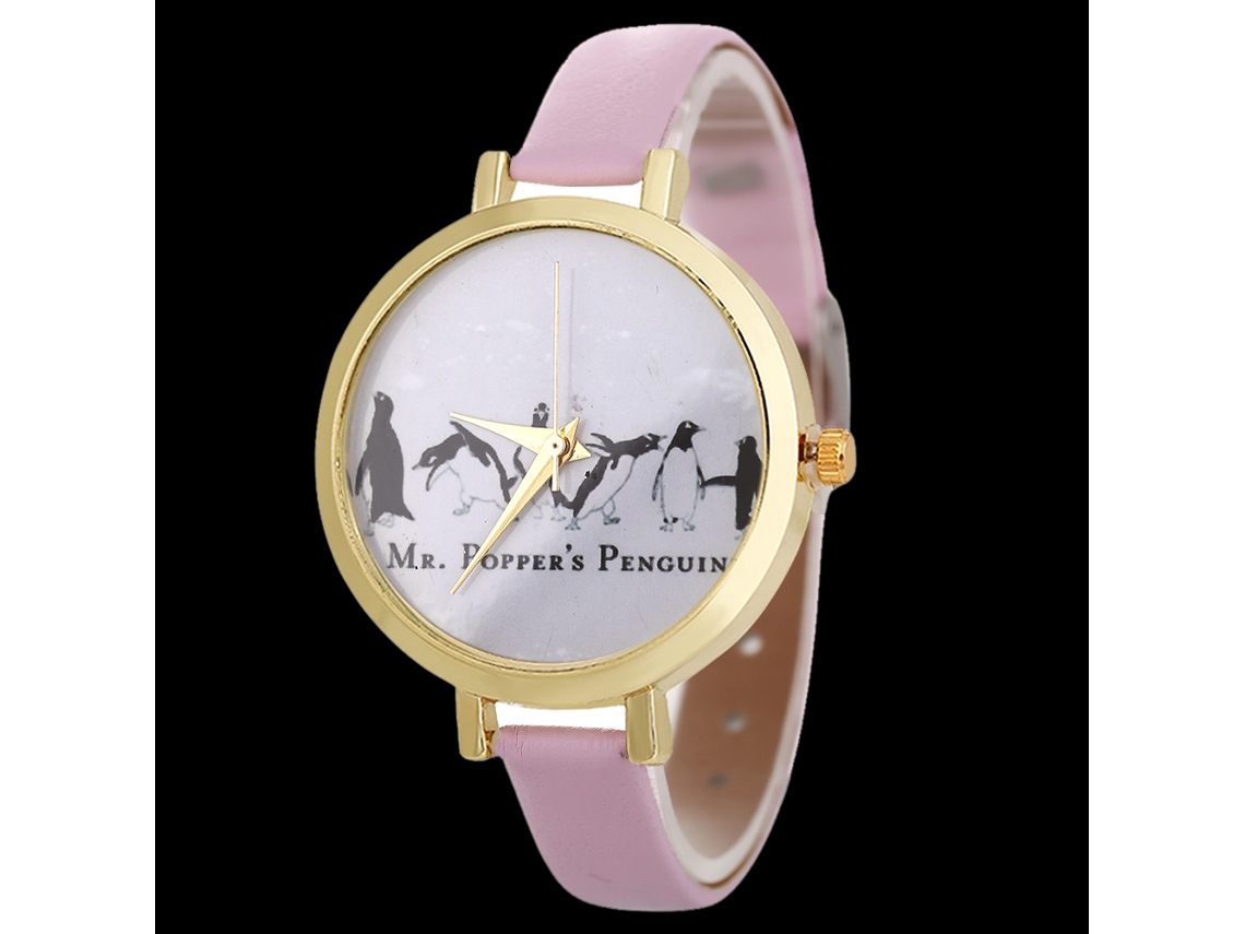 Reloj De Pulsera De Cuarzo Informal Para Mujer Con Elegante Brazalete, Conjunto En Oro Rosa Y Negro.