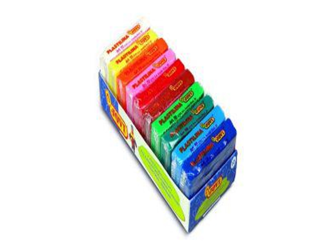 Estuche 10 Pastillas Plastilina Jovi 50G Colores Surtidos