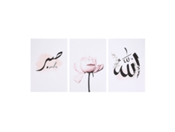 2026-3pcs/set 21x30cm Pintura De Lienzo Estilo Islámico Arte De Pared Decoración Hogar