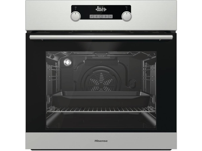 Horno Hisense Bi3222ax clase 71l negro gran capacidad 71 limpieza con vapor 9 programas incluida cristal de cierre suave puerta blindada 60 59.7