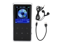 Mp3 Player Hifi Com Bluetooth 5.2 Gravador De Voz Rádio Fm Alto Falante Hd 32gb Para Esportes